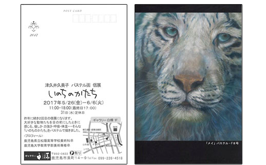 津久井久美子 パステル画 個展 いのちのかたち